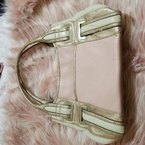 Pink & gold Tignanello handbag